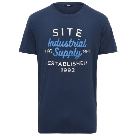 Site t-shirt i marineblå, str. M