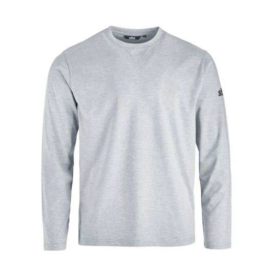 Site Yardan langærmet t-shirt grå XL