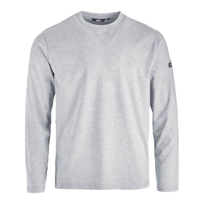 Site Yardan langærmet t-shirt grå XXL