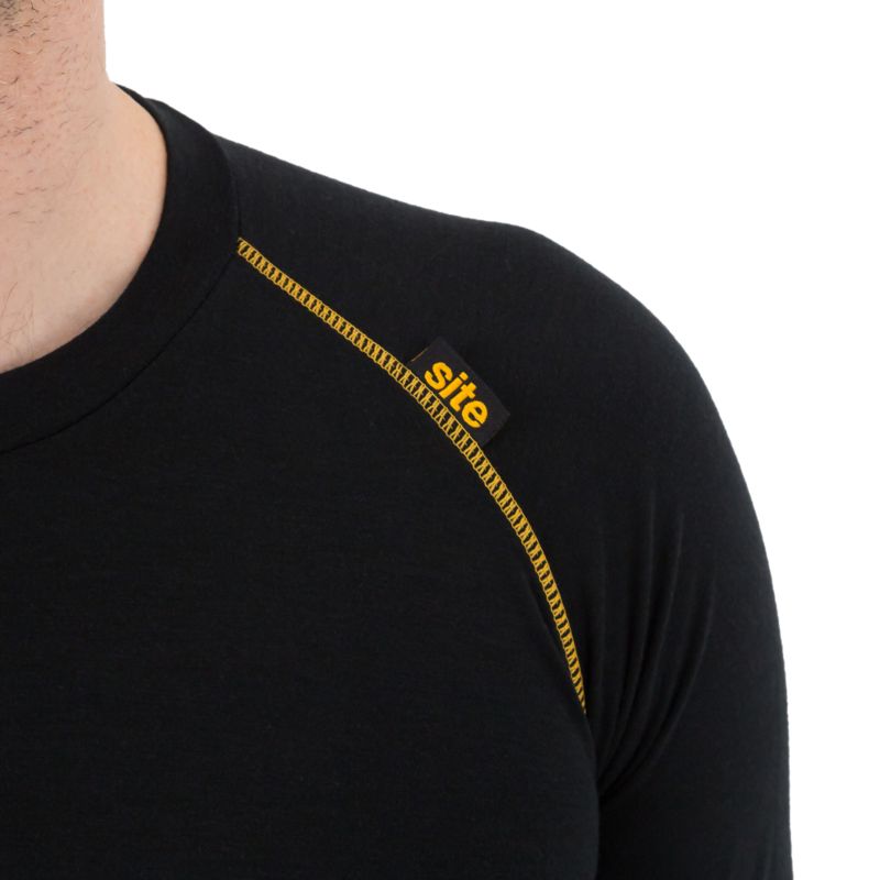 Site termisk longsleeve t-shirt sort L