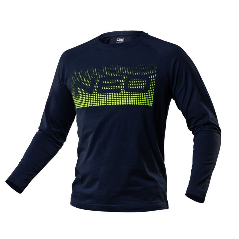 NEO TOOLS Premium langærmet t-shirt S navy 1 stk.