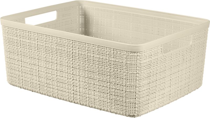 Curver Jute M kurv i creme