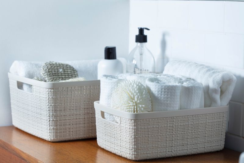 Curver Jute M kurv i creme