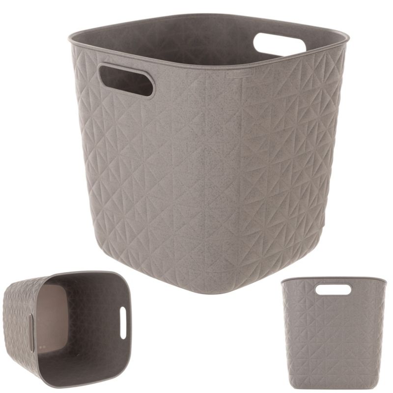 Curver Softex kvadratisk opbevaringskurv 15L beige