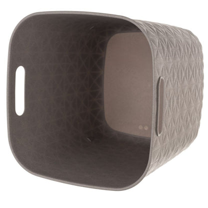 Curver Softex kvadratisk opbevaringskurv 15L beige