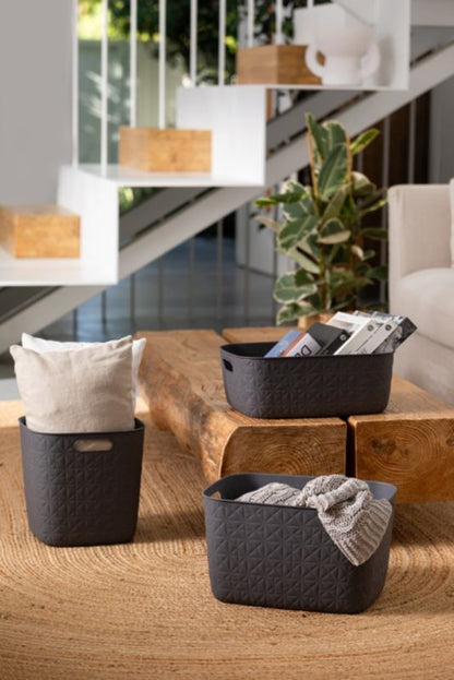 Curver Softex L opbevaringskurv 19 l i mørkegrå