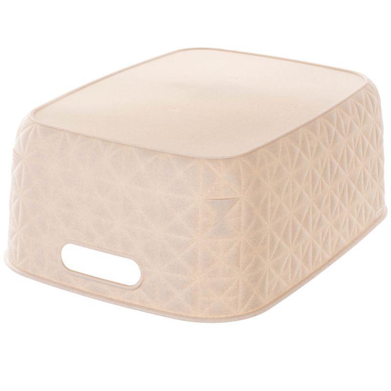 Curver Softex M opbevaringskurv 12,5 L kremfarvet