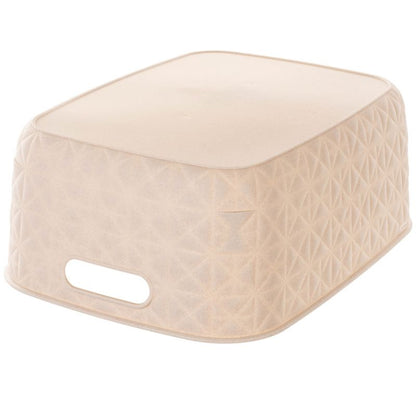 Curver Softex M opbevaringskurv 12,5 L kremfarvet