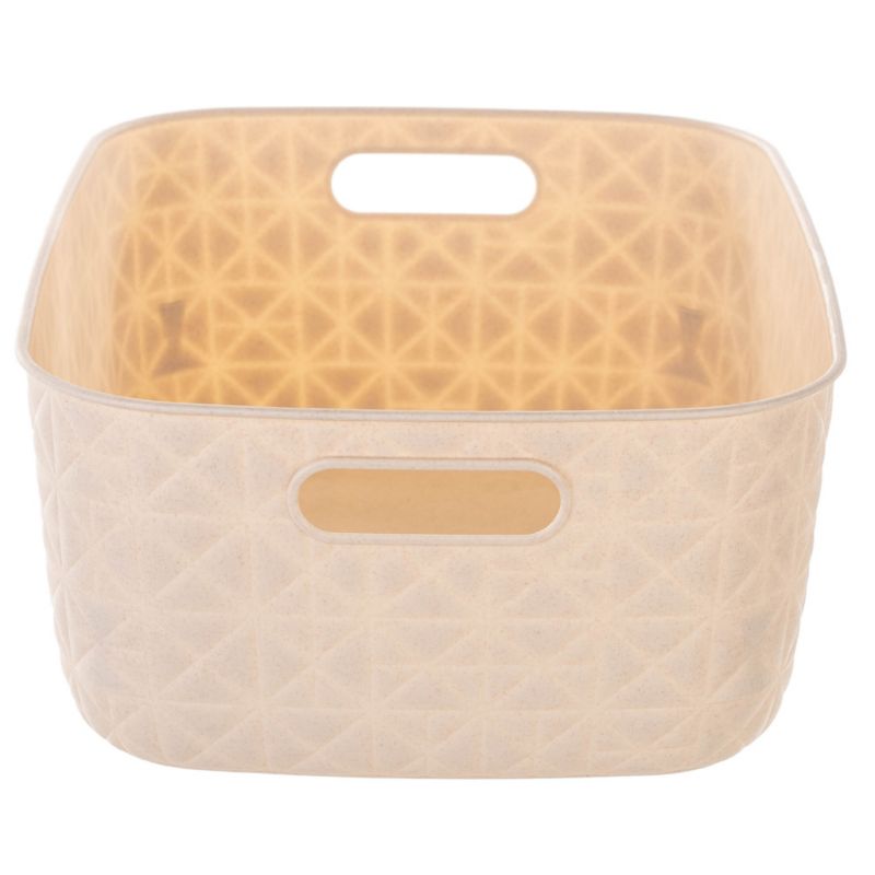 Curver Softex M opbevaringskurv 12,5 L kremfarvet