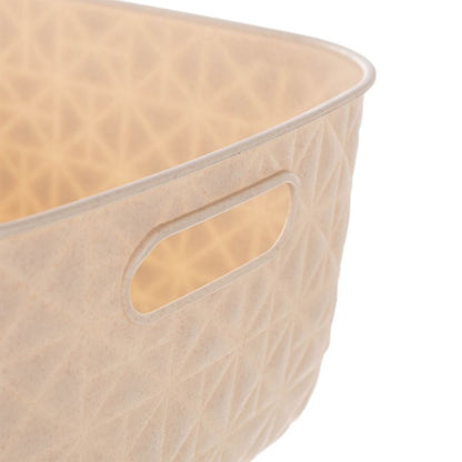 Curver Softex M opbevaringskurv 12,5 L kremfarvet