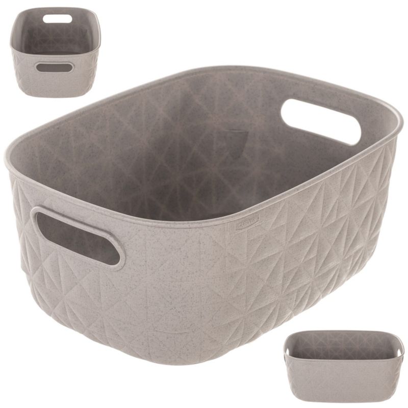 Curver Softex S opbevaringskurv 4L beige, 1 stk.