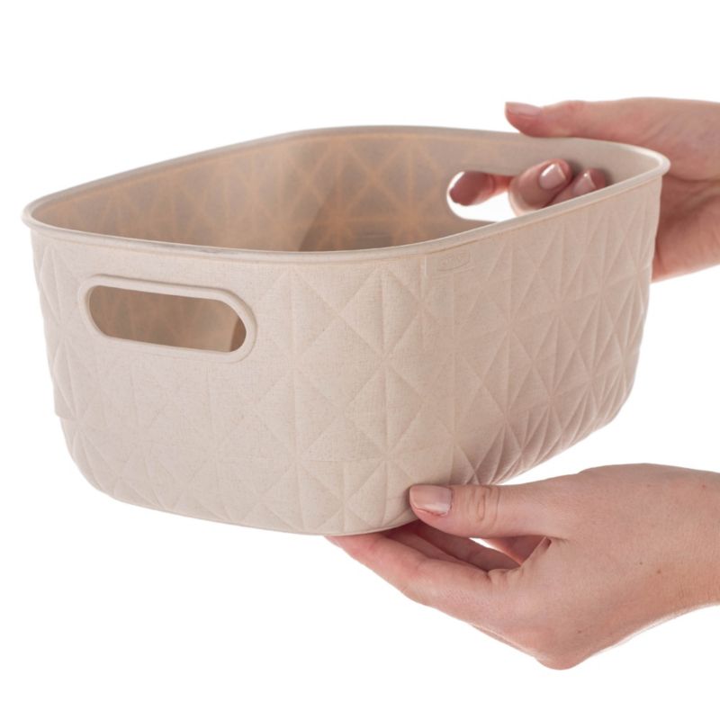 Curver Softex S 4L kurv i cremefarve