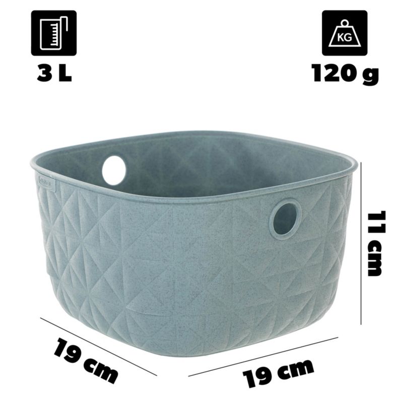 Curver Softex XS 3L opbevaringskurv i turkis