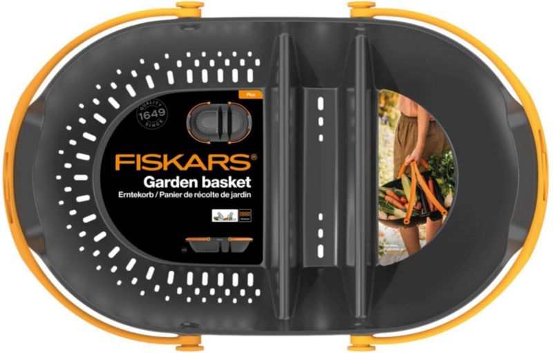Fiskars kurv til høst af grøntsager og frugt