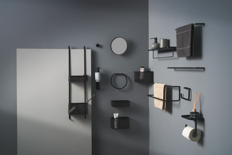 Deep GoodHome Elland L kurv i sort