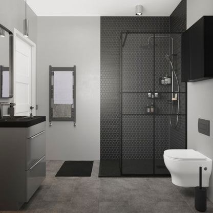 Deep GoodHome Elland L kurv i sort