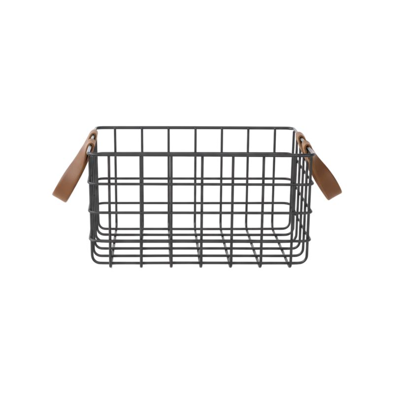 Opbevaringskurv Aetna 27,9x25x15,5 cm Sort | 5059340201603