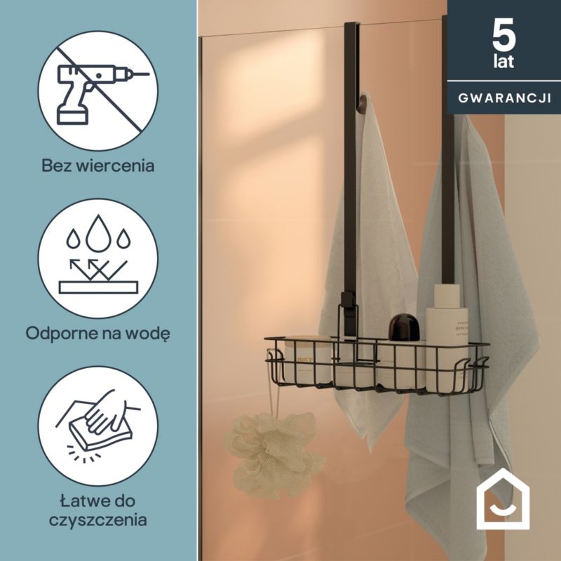Brusekurv Cavally 335x179x558 mm Sort | 5063022506672
