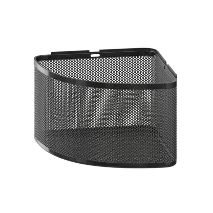 Hjørnebadekurv 18,3x18,3x12,2 cm Sort Stål | 5059340107226
