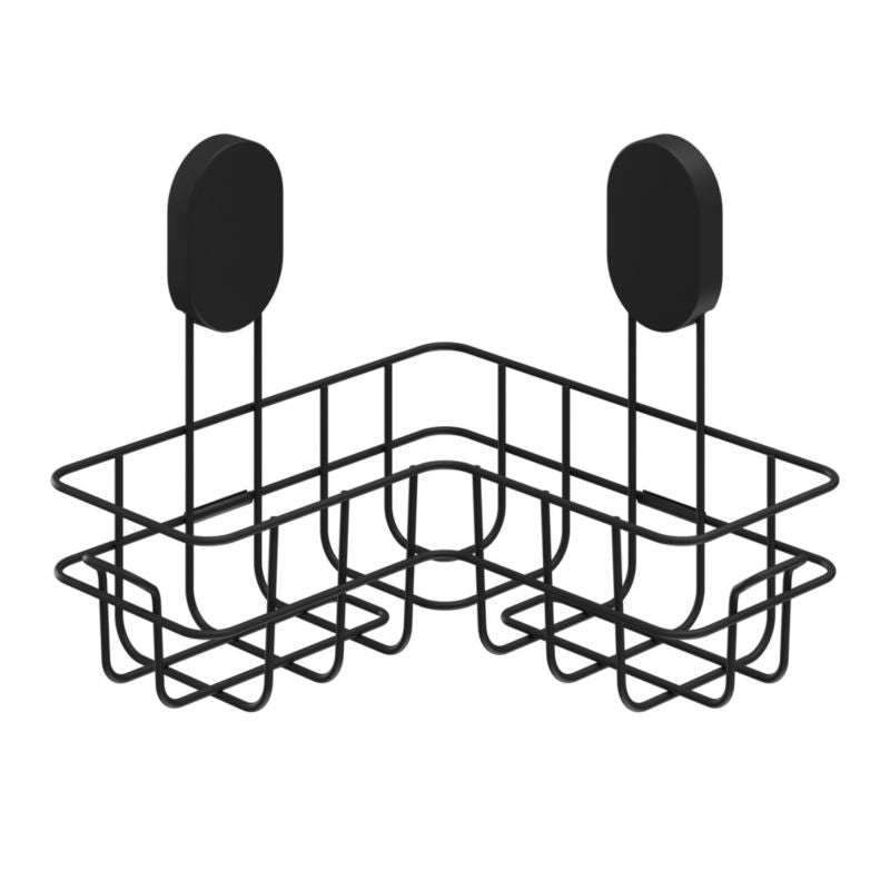 Hjørnebruserkurv Cavally 21,3x21,3x17,6 cm Sort | 5063022506665