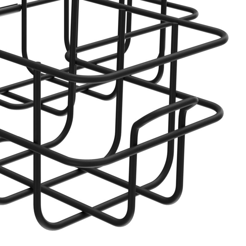 Hjørnebruserkurv Cavally 21,3x21,3x17,6 cm Sort | 5063022506665
