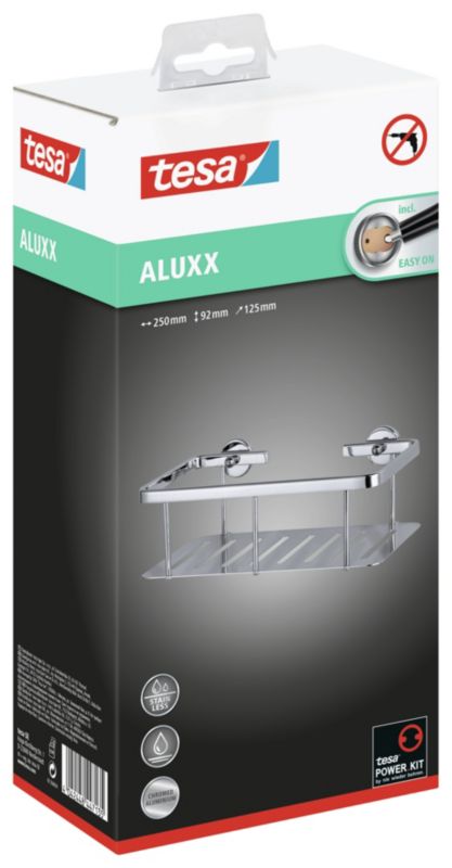 Brusekurv Aluxx 25x12,5x9,2 cm Krom