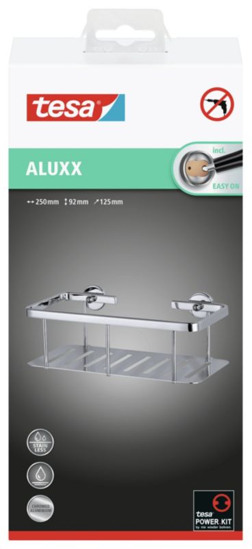Brusekurv Aluxx 25x12,5x9,2 cm Krom