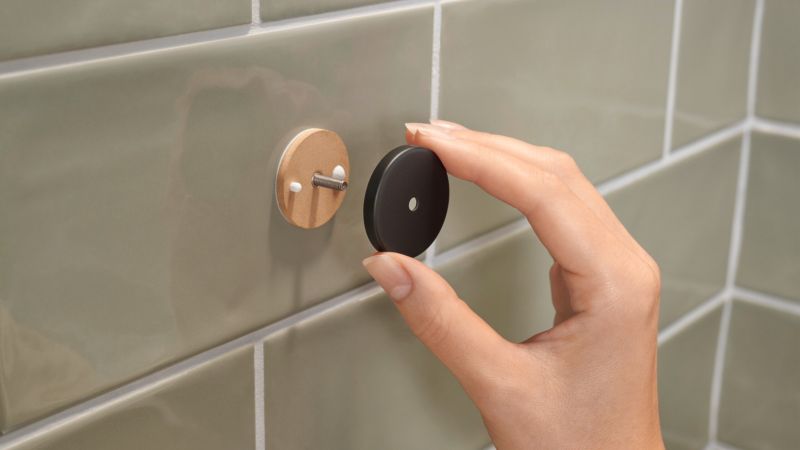 Tesa Aluxx enkelt kurv i mat-sort anodiseret aluminium