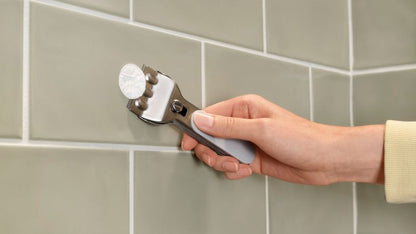 Tesa Aluxx enkelt kurv i mat-sort anodiseret aluminium