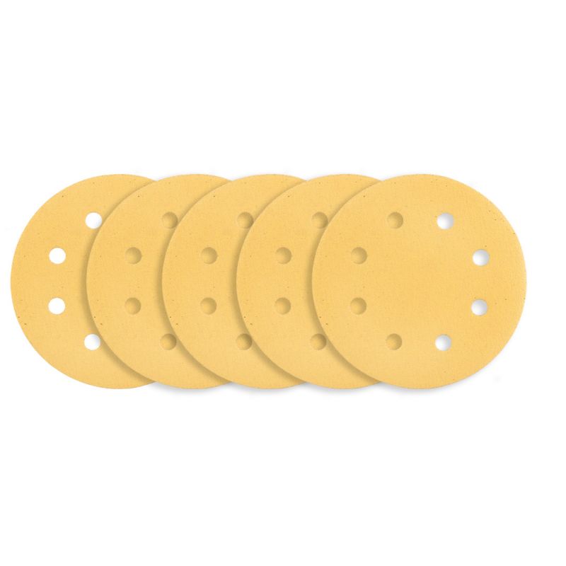 Velcro-slibeskive GRAPHITE 180 mm kornstørrelse K120 5 stk.