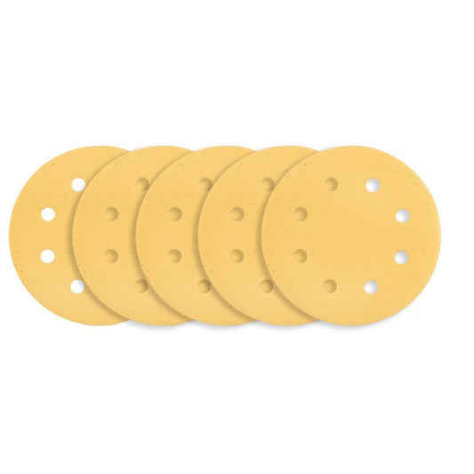 Velcro-slibeskive GRAPHITE 180 mm kornstørrelse K120 5 stk.