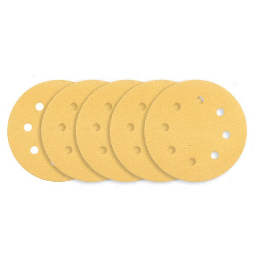 Slibeskive med velcro GRAPHITE 180 mm korn K80 5 stk.