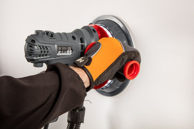 Slibeskive med velcro GRAPHITE 180 mm korn K80 5 stk.