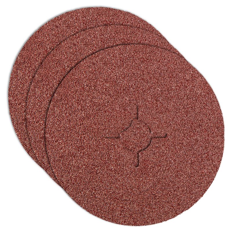 Fiberslibeskiver GRAPHITE 125 mm korn 60, 1 sæt