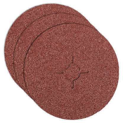 Fiberslibeskiver GRAPHITE 125 mm korn 60, 1 sæt