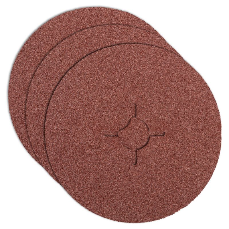 Fiberslibeskiver GRAPHITE 125 mm korn 60, 1 sæt