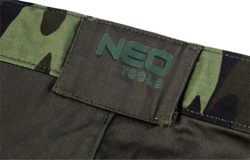 Korte unisex arbejdsshorts NEO TOOLS L Camo 1 stk.