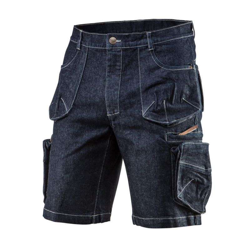 Unisex korte arbejdsshorts NEO TOOLS L NEO DENIM, 1 stk.