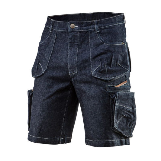Unisex korte arbejdsshorts NEO TOOLS L NEO DENIM, 1 stk.