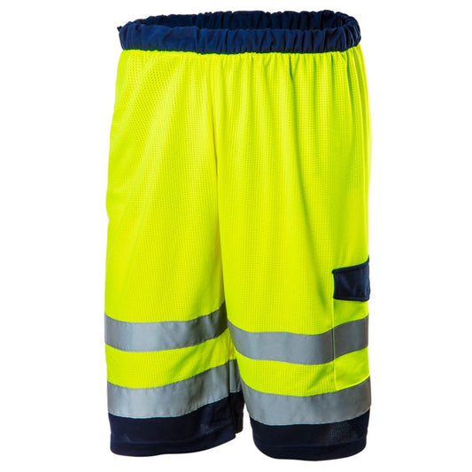 Unisex korte NEO TOOLS S advarselsshorts med høj synlighed, 1 stk.