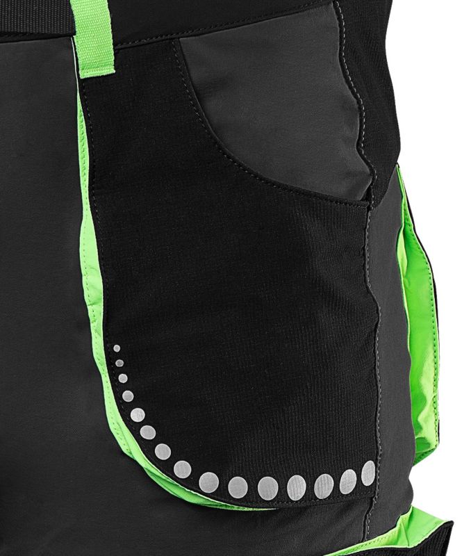 Korte unisex-bukser NEO TOOLS XS PREMIUM, sorte, 1 stk.