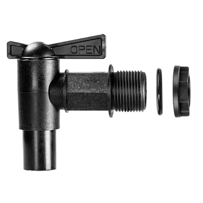 Kran Kadax til beholder – hane, ventil og 3/4" kobling til regnvandstønde