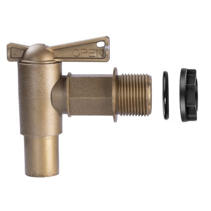 Kran Kadax til regnvandstank med ventil og 3/4" kobling – robust og funktionel