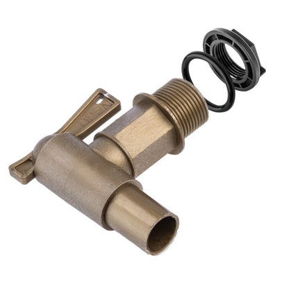Kran Kadax til regnvandstank med ventil og 3/4" kobling – robust og funktionel