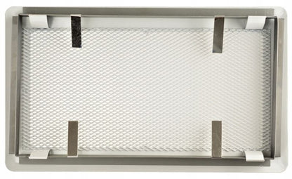 Pejsrist 16x30 cm Hvid Metal