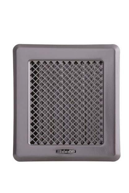 Pejsrist KZ2-ML-CZ 17,5x19,5 cm Sort med Jalousi