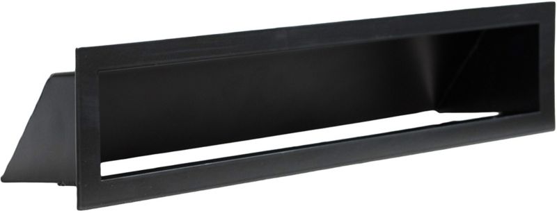 Kaminrist Aero 58x9 cm Sort