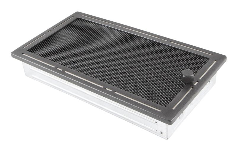 Parkanex Trend pejseventilrist 16 x 32 cm grafit med glimmer