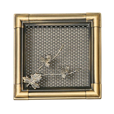 Parkanex guldbelagt patineret kaminrist 16 x 16 cm