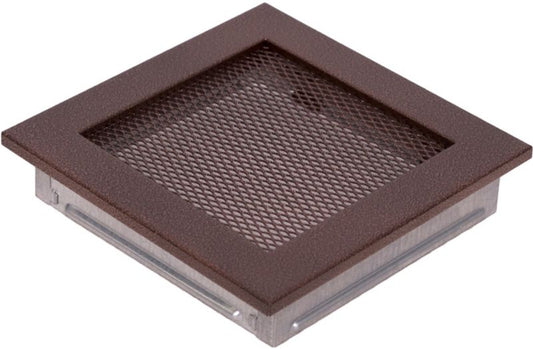 Kaminrist i antik kobber 17 x 17 cm